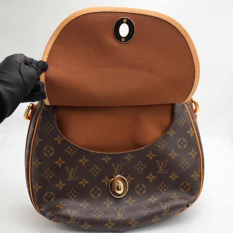 Pre-Owned #71245 Louis Vuitton Monogram Tulum PM Shoulder bag Brown M40076