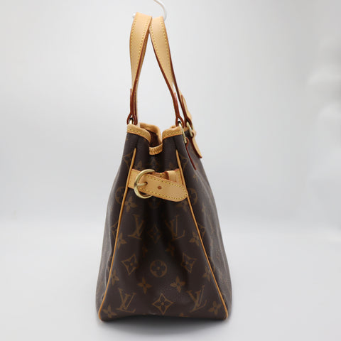 Pre-Owned #1041  LOUIS VUITTON Monogram Batignolles Brown Handbag M51156