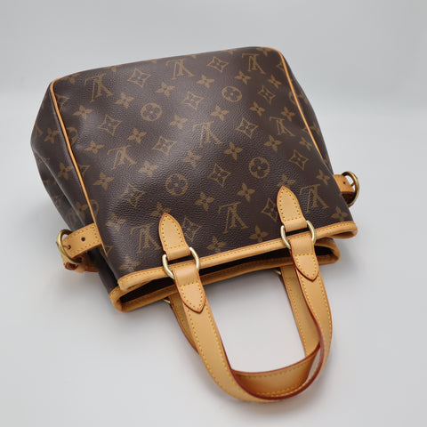 Pre-Owned #1041  LOUIS VUITTON Monogram Batignolles Brown Handbag M51156