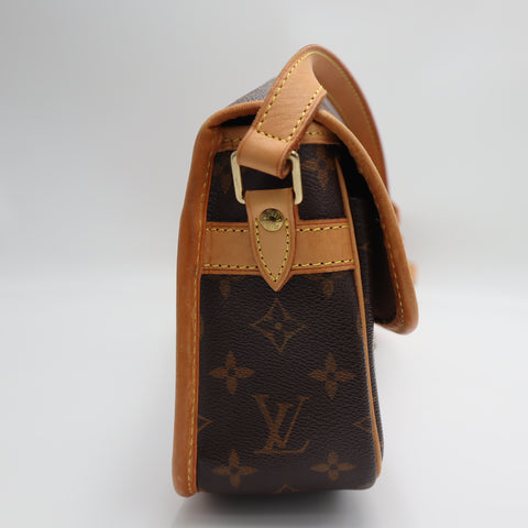 Pre-Owned #71251 Louis Vuitton Monogram Sologne Crossbody Bag Brown M42250