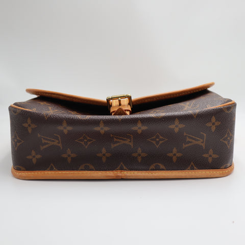 Pre-Owned #71251 Louis Vuitton Monogram Sologne Crossbody Bag Brown M42250