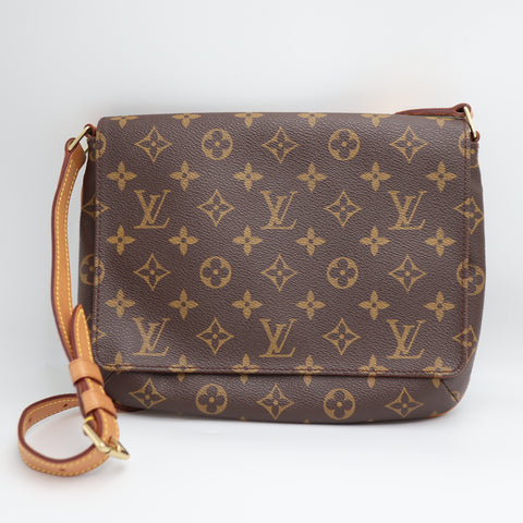 Pre-Owned #71301 Louis Vuitton Monogram Musette Tango Short Shoulder Bag M51257