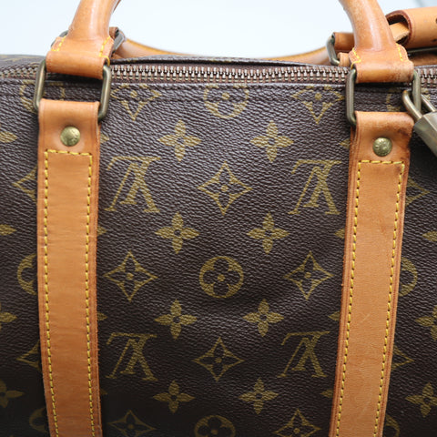 Pre-Owned #1935 Louis Vuitton Monogram Keepall 50 Travel Bag Brown M41416