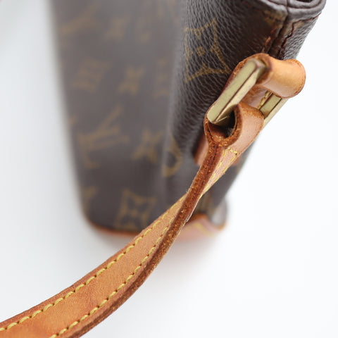 Pre-Owned #71289 Louis Vuitton Monogram Trotteur Crossbody Shoulder Bag Brown M51240