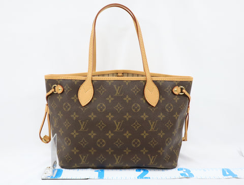 Pre-Owned #BP2786 Louis Vuitton Monogram Neverfull PM Tote Bag M40155