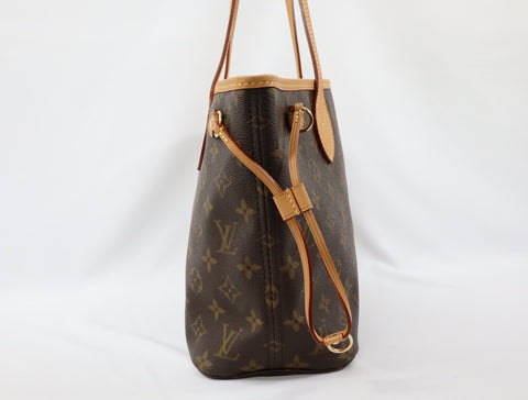 Pre-Owned #BP2786 Louis Vuitton Monogram Neverfull PM Tote Bag M40155