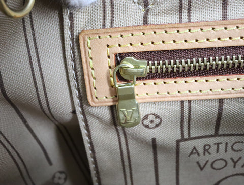 Pre-Owned #BP2786 Louis Vuitton Monogram Neverfull PM Tote Bag M40155