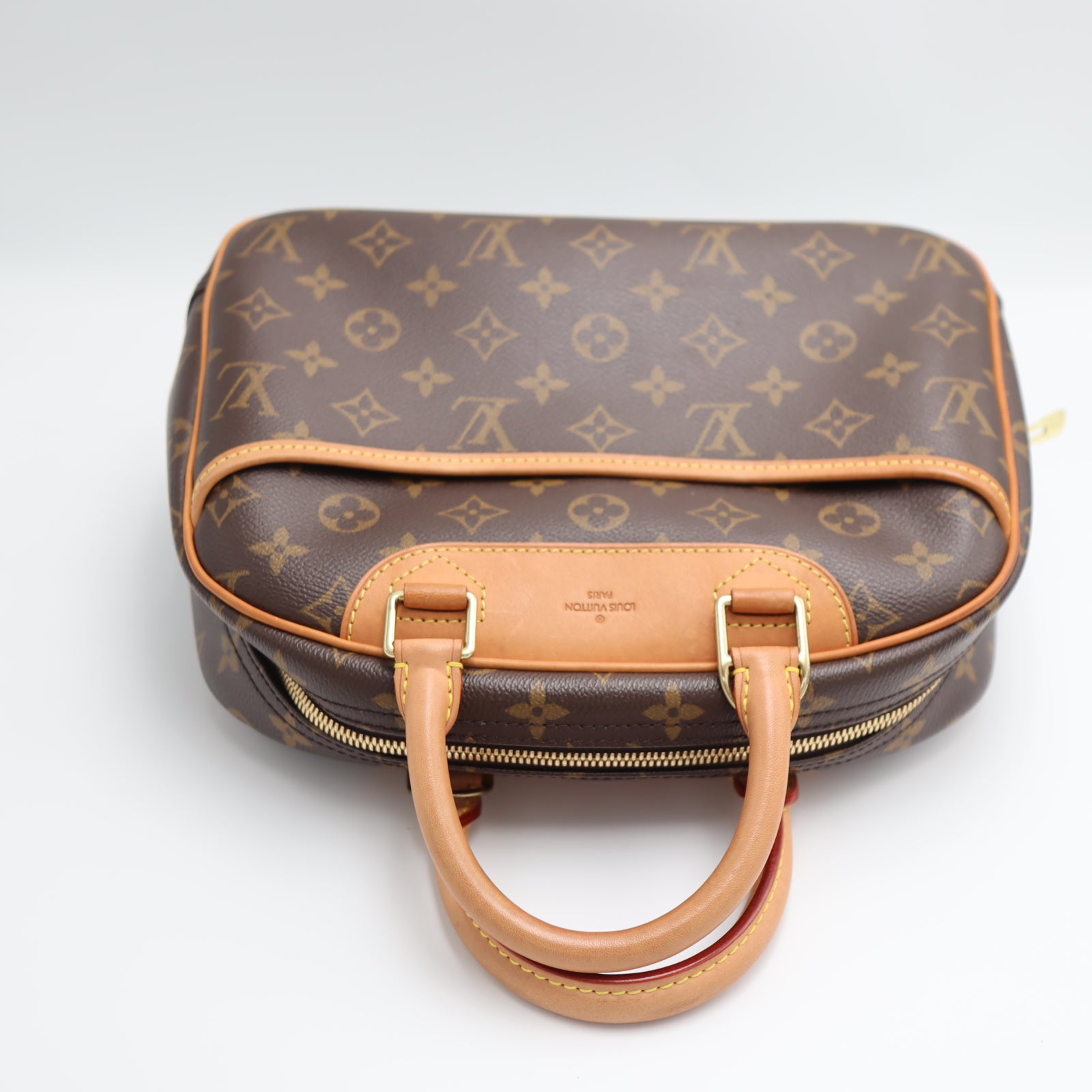 Pre-Owned #1974 Louis Vuitton Monogram Trouville Handbag M42228 