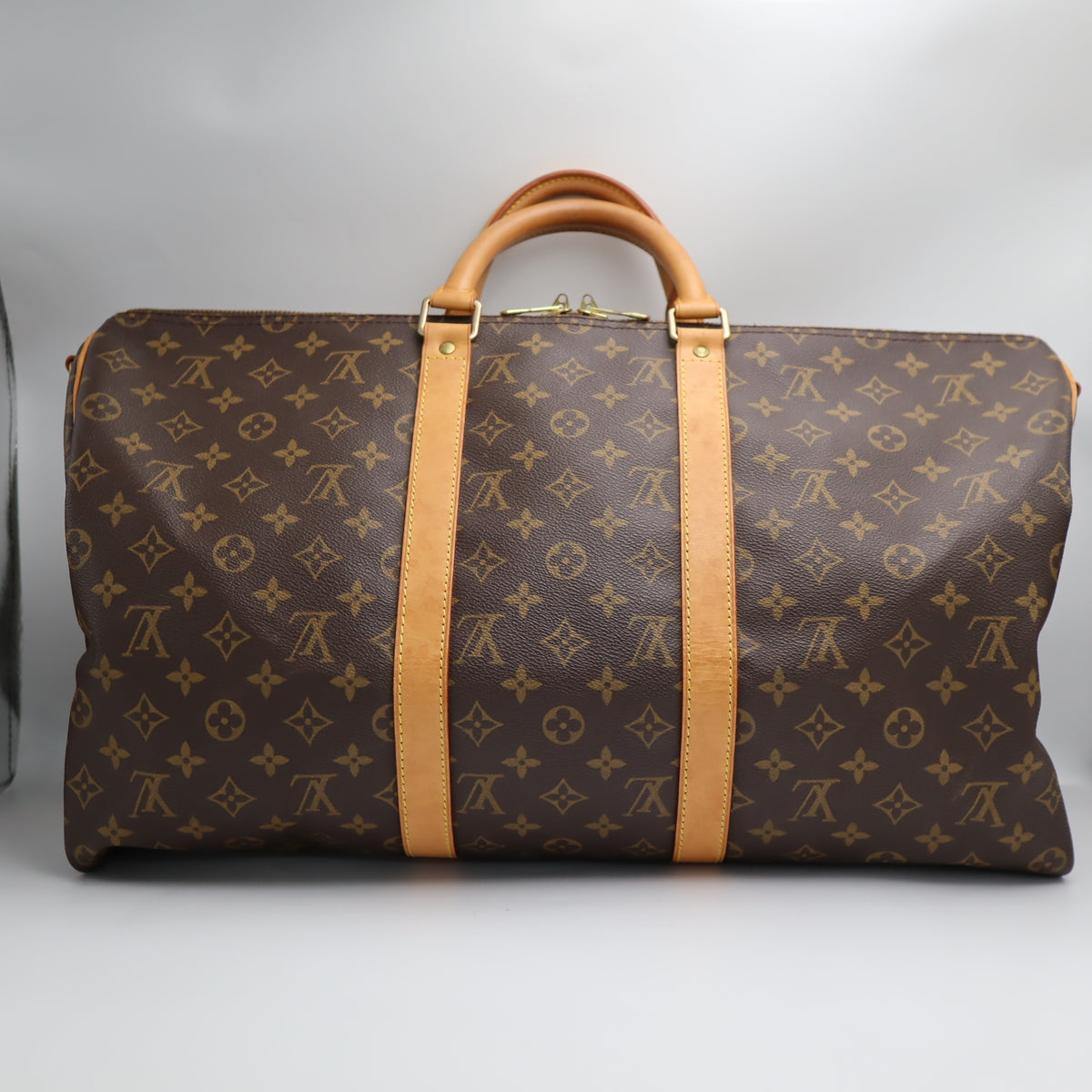 Pre-Owned #71253 Louis Vuitton Monogram Keepall Bandouliere 50 Travel Bag Boston Bag M41426