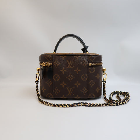 Pre-Owned #R06111 Louis Vuitton Monogram Vanity PM Shoulder crossbody hand bag 2way M45165
