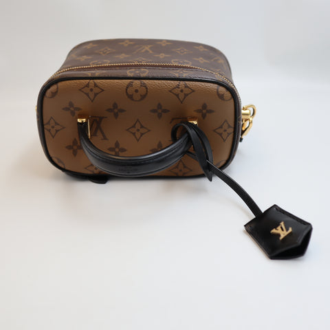 Pre-Owned #R06111 Louis Vuitton Monogram Vanity PM Shoulder crossbody hand bag 2way M45165