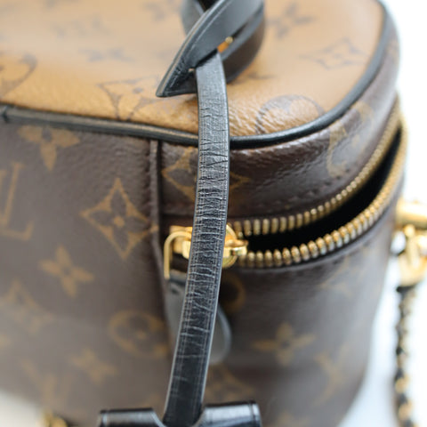 Pre-Owned #R06111 Louis Vuitton Monogram Vanity PM Shoulder crossbody hand bag 2way M45165
