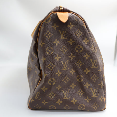 Pre-Owned #72318 Louis Vuitton Monogram Keepall 50 Travel Bag Brown M41426