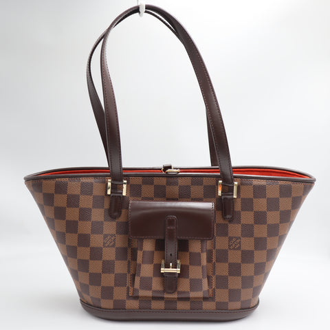 Pre-Owned #71262 Louis Vuitton Damier Manosque PM Shoulder Tote Bag N51121