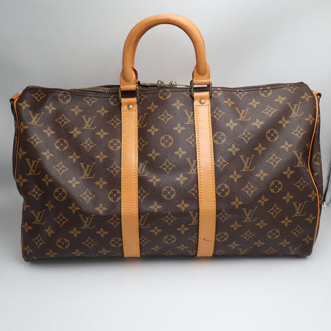 Pre-Owned #71264 Louis Vuitton Monogram Keepall 45 Travel Boston Bag M41418