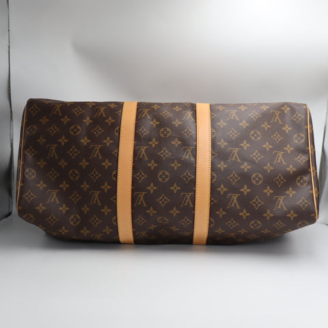 Pre-Owned #72383 Louis Vuitton Monogram Keepall 50 Travel Bag Brown M41426