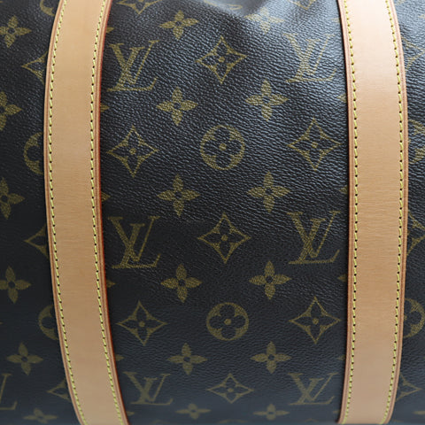 Pre-Owned #72383 Louis Vuitton Monogram Keepall 50 Travel Bag Brown M41426