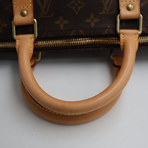Pre-Owned #72383 Louis Vuitton Monogram Keepall 50 Travel Bag Brown M41426