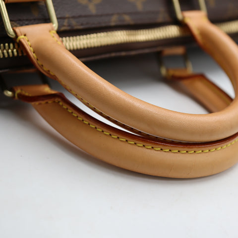 Pre-Owned #72383 Louis Vuitton Monogram Keepall 50 Travel Bag Brown M41426