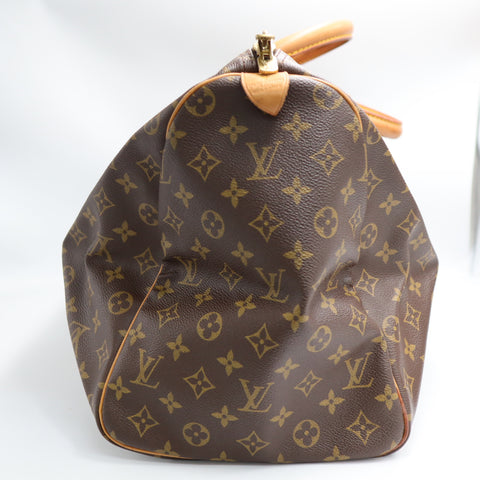 Pre-Owned #72392 Louis Vuitton Monogram Keepall 50 Travel Bag Brown M41426