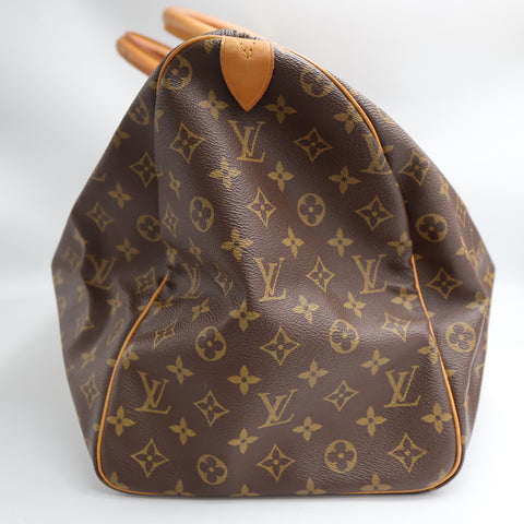 Pre-Owned #72392 Louis Vuitton Monogram Keepall 50 Travel Bag Brown M41426