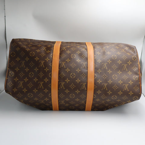 Pre-Owned #72392 Louis Vuitton Monogram Keepall 50 Travel Bag Brown M41426