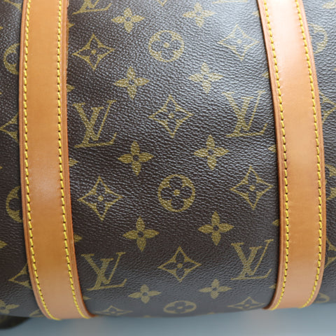 Pre-Owned #72392 Louis Vuitton Monogram Keepall 50 Travel Bag Brown M41426