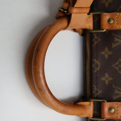 Pre-Owned #72392 Louis Vuitton Monogram Keepall 50 Travel Bag Brown M41426