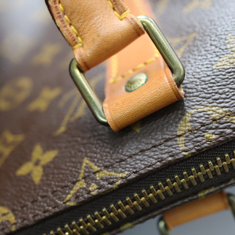 Pre-Owned #72392 Louis Vuitton Monogram Keepall 50 Travel Bag Brown M41426