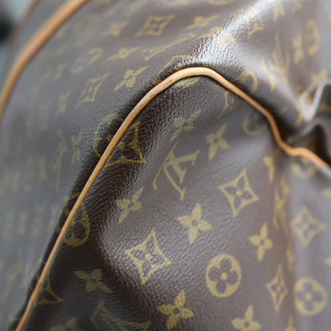Pre-Owned #72372 Louis Vuitton Monogram Keepall 55 Travel Bag Brown M41424