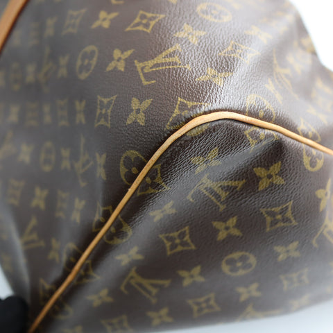 Pre-Owned #72372 Louis Vuitton Monogram Keepall 55 Travel Bag Brown M41424