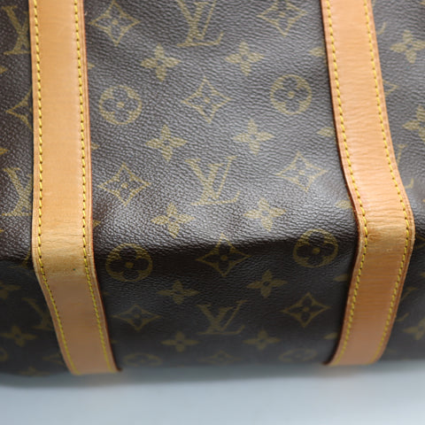 Pre-Owned #72372 Louis Vuitton Monogram Keepall 55 Travel Bag Brown M41424