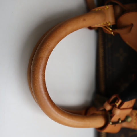 Pre-Owned #72372 Louis Vuitton Monogram Keepall 55 Travel Bag Brown M41424