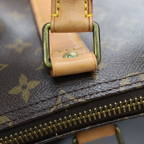 Pre-Owned #72372 Louis Vuitton Monogram Keepall 55 Travel Bag Brown M41424