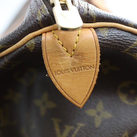 Pre-Owned #72372 Louis Vuitton Monogram Keepall 55 Travel Bag Brown M41424