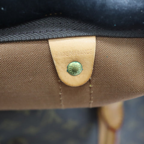 Pre-Owned #72372 Louis Vuitton Monogram Keepall 55 Travel Bag Brown M41424