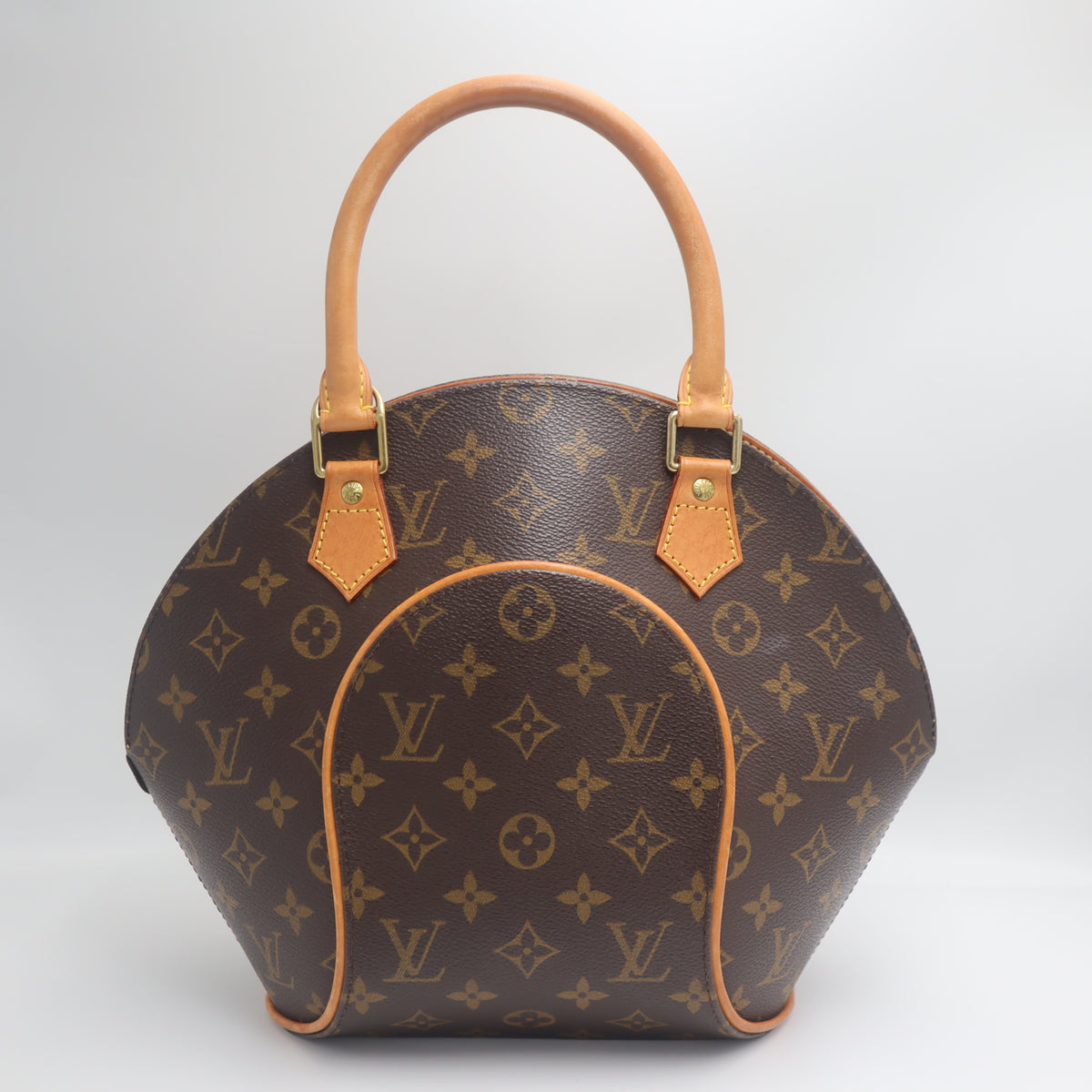 Pre-Owned #71283 Louis Vuitton Monogram Elipse PM Handbag Brown M51127