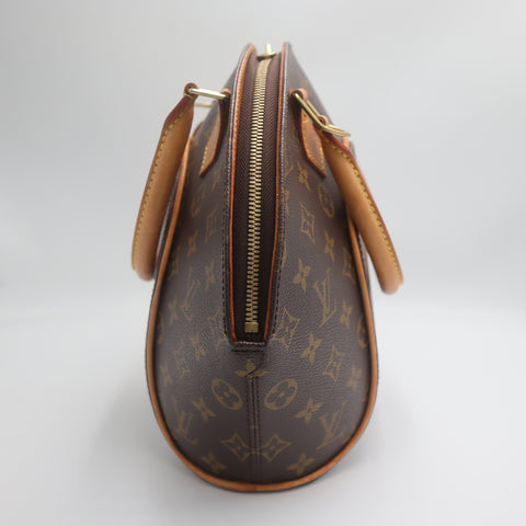 Pre-Owned #71283 Louis Vuitton Monogram Elipse PM Handbag Brown M51127