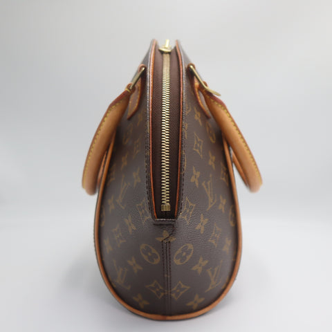 Pre-Owned #71283 Louis Vuitton Monogram Elipse PM Handbag Brown M51127