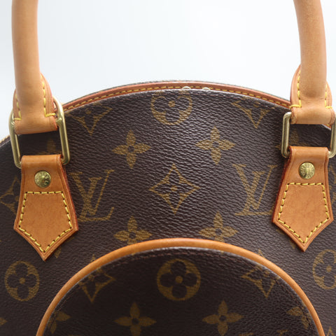 Pre-Owned #71283 Louis Vuitton Monogram Elipse PM Handbag Brown M51127