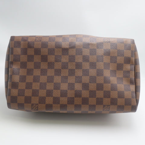 Pre-Owned #71374 Louis Vuitton Damier Ebene Speedy 30 Hand Bag N41364