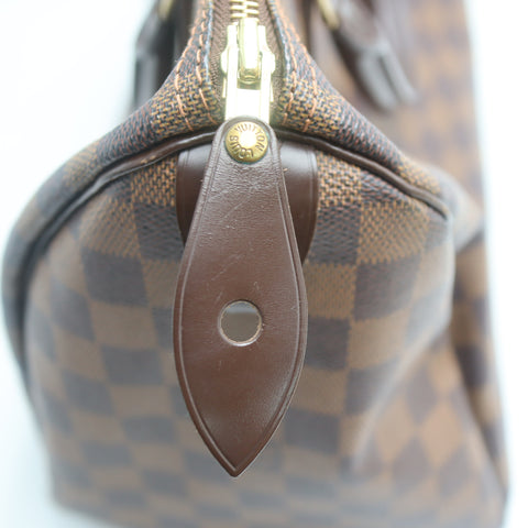 Pre-Owned #71374 Louis Vuitton Damier Ebene Speedy 30 Hand Bag N41364