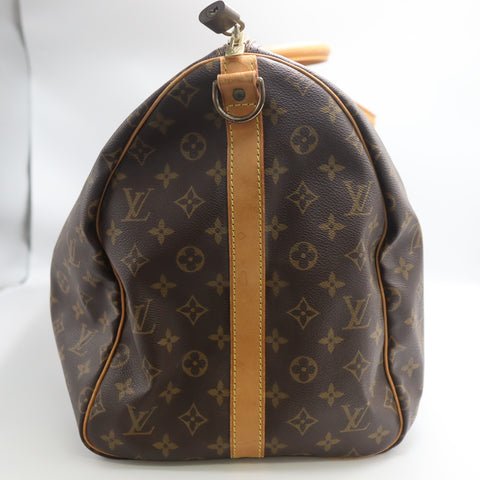 Pre-Owned #71909 Louis Vuitton Monogram Keepall Bandouliere 55 Travel Bag M41414