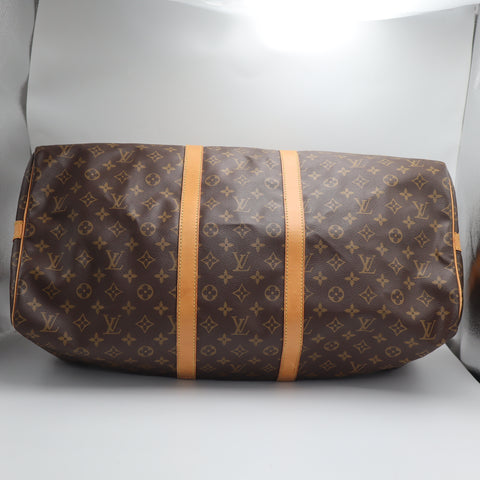 Pre-Owned #71909 Louis Vuitton Monogram Keepall Bandouliere 55 Travel Bag M41414