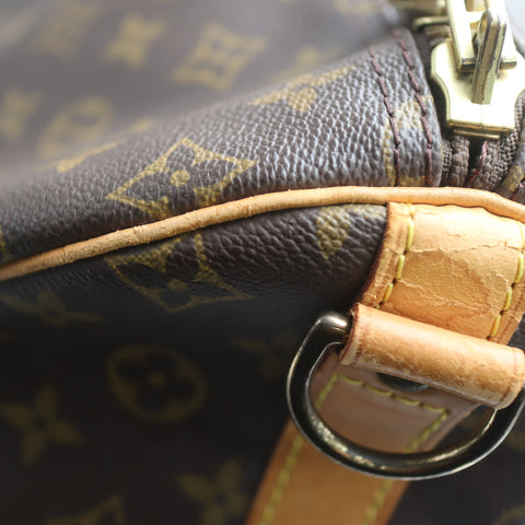 Pre-Owned #71909 Louis Vuitton Monogram Keepall Bandouliere 55 Travel Bag M41414