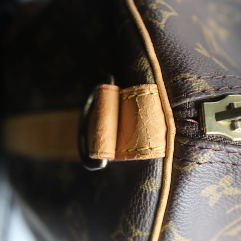 Pre-Owned #71909 Louis Vuitton Monogram Keepall Bandouliere 55 Travel Bag M41414