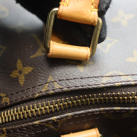 Pre-Owned #71909 Louis Vuitton Monogram Keepall Bandouliere 55 Travel Bag M41414