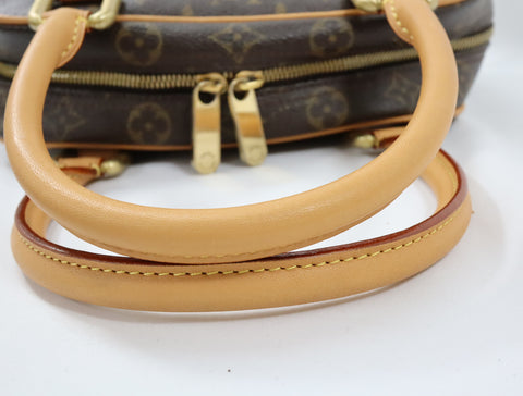 Pre-Owned #BP11271 Louis Vuitton Monogram Manhattan PM Hand Bag Brown M40026