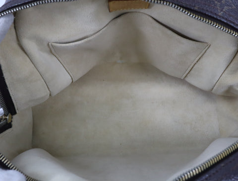 Pre-Owned #BP11271 Louis Vuitton Monogram Manhattan PM Hand Bag Brown M40026