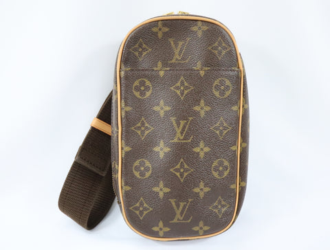 Pre-Owned #BP87766 Louis Vuitton Monogram Pochette Gange Crossbody Bag M51870
